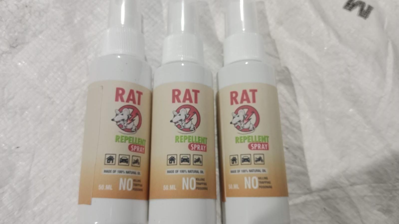 🐀 Rat Repellent Spray 50ML – Pack of 2