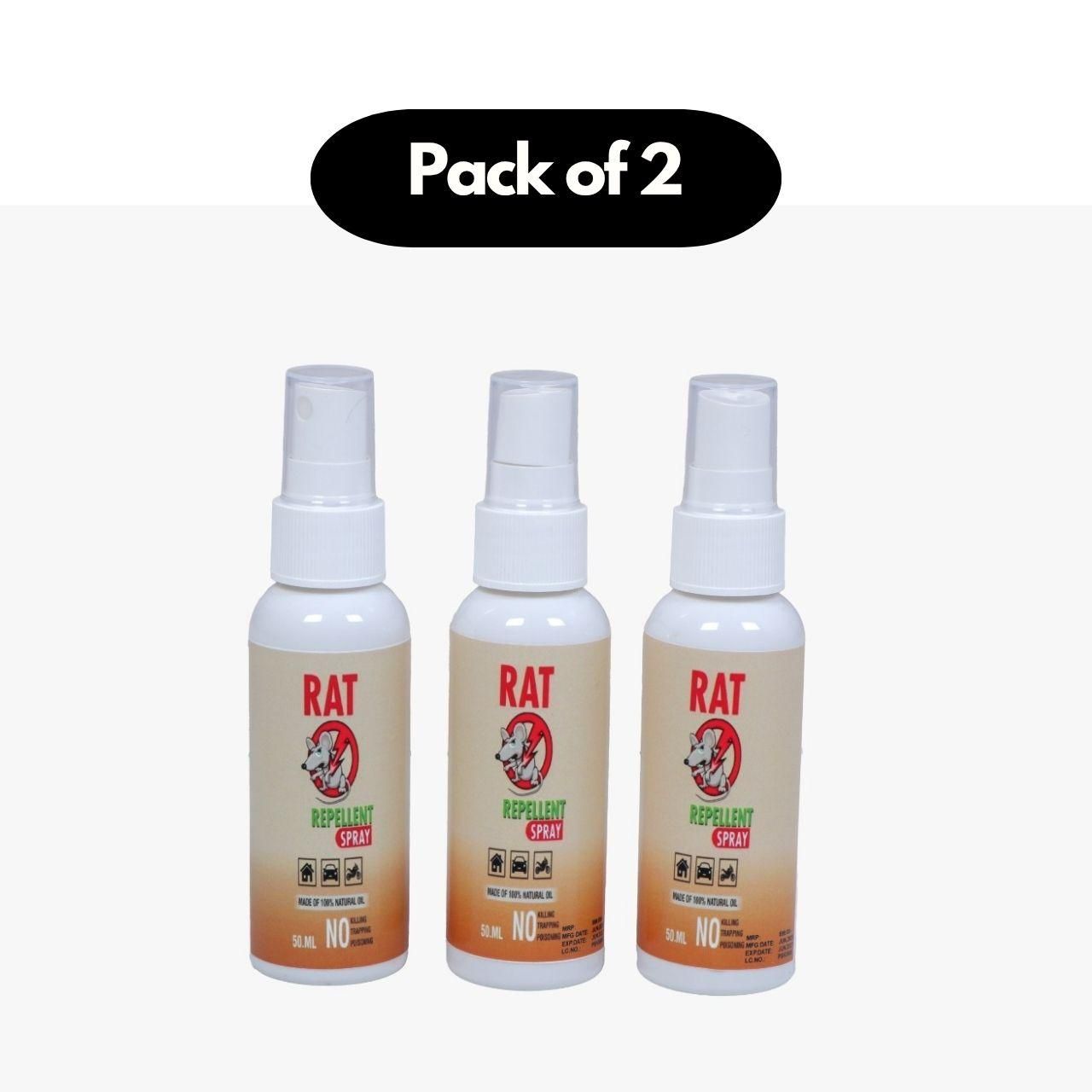 🐀 Rat Repellent Spray 50ML – Pack of 2